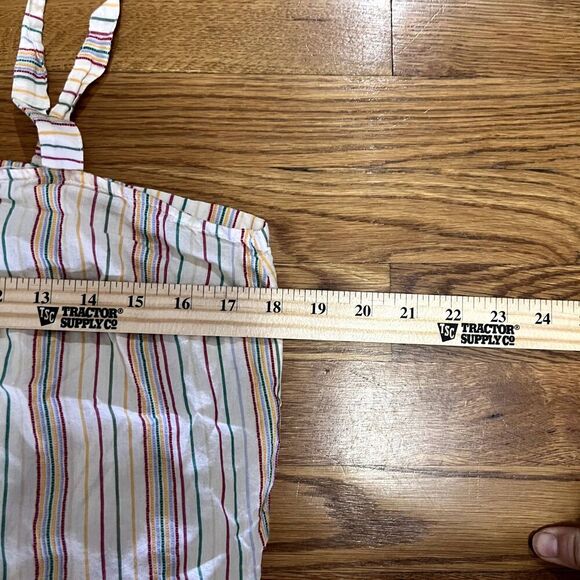 Madewell Button-Front Cami Tank in Textural Rainbow Stripe Large - Picture 4 of 5